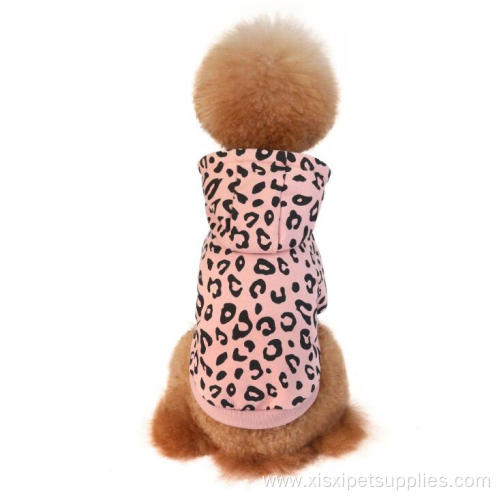 Designers Luxury Cozy Leopard Winter Dog Clothes Clothing
